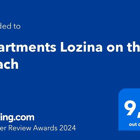 Apartments Lozina On The Beach Omiš Extérieur photo