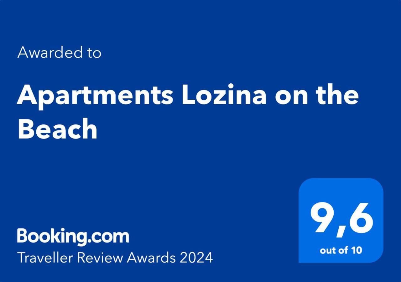 Apartments Lozina On The Beach Omiš Extérieur photo